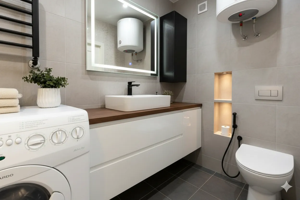 Санузел: до и после после